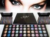 Kit Maquiagem Jasmyne 88 Cores Sombras C/ Pinceis E Espelho