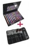 Maquiagem Kit Maquiagem 12 Pinceis Macrilan + Kit 88 Cores